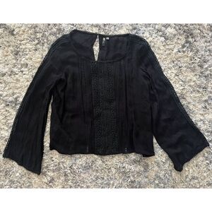 kut from the kloth black blouse womens size M